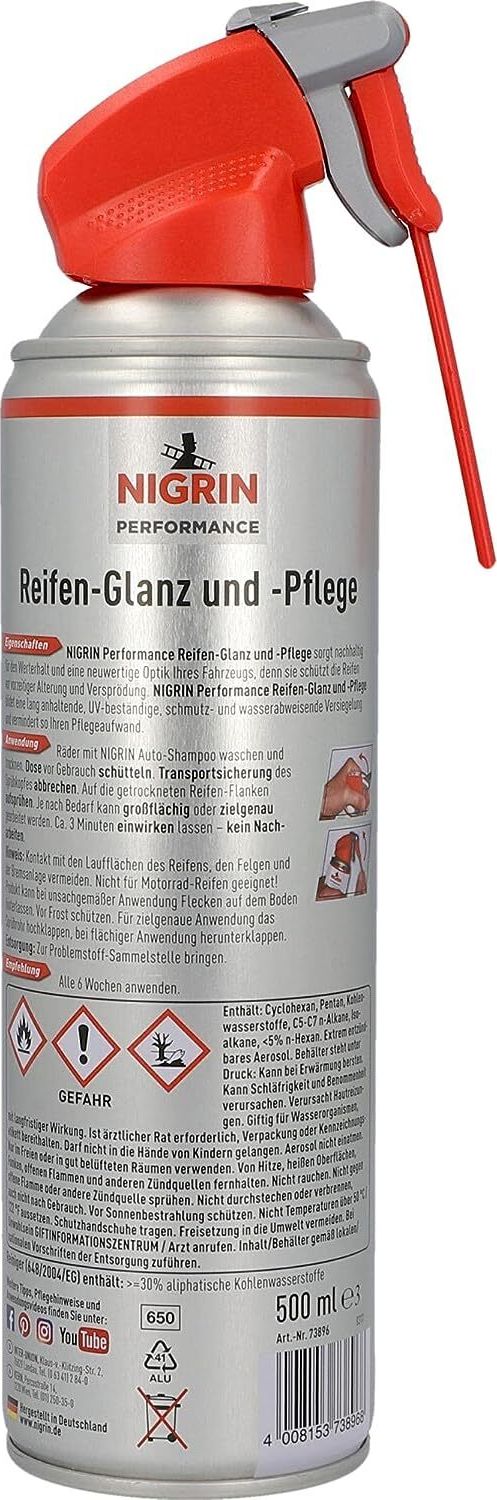 Preview: NIGRIN Reifen-Glanz & Pflege 500ml