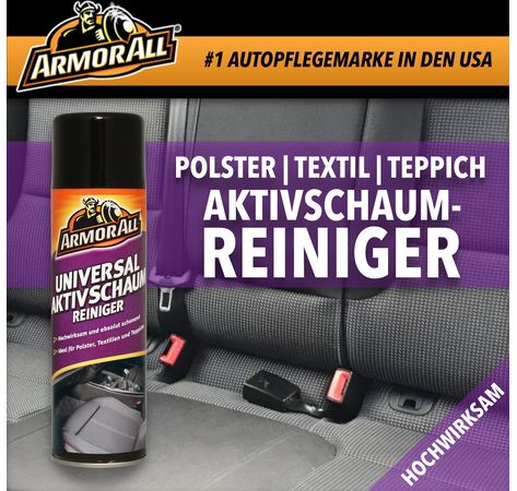 ARMOR ALL Universal Aktivschaum Reiniger Polster Textil Teppich 500ml